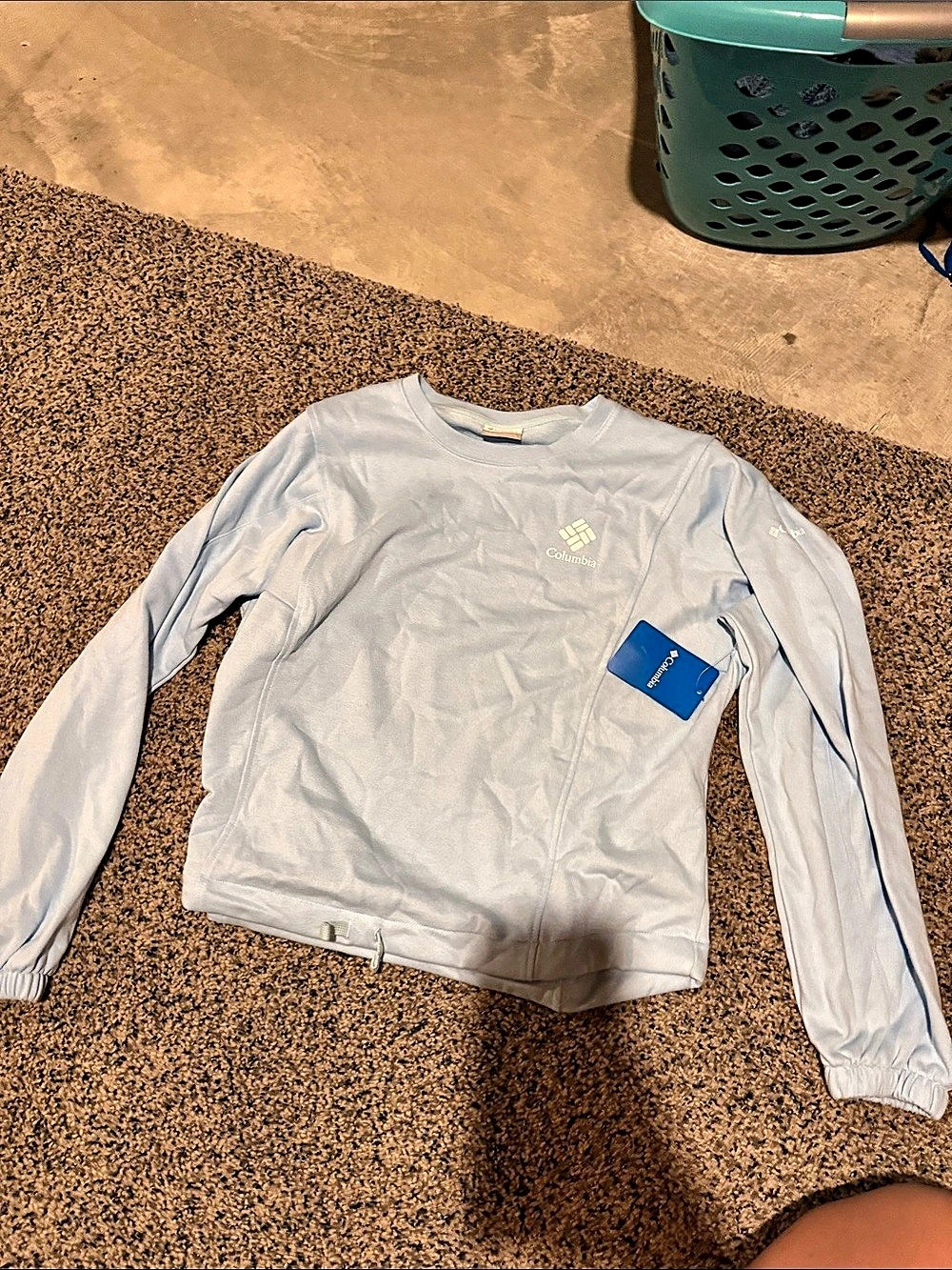 Columbia Trek Seasonal FT Crew Long Sleeve Blue Large
